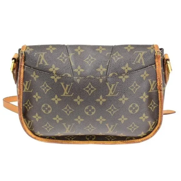 LOUIS VUITTON Menilmontant PM Shoulder Bag Monogram Leather